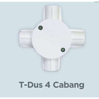 Tdus / Tedus / T-dus Plus Dus cabang 4 baut ukuran 5/8