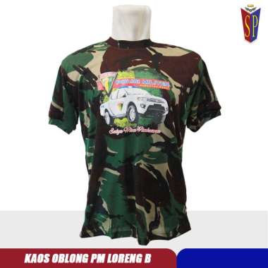 Kaos PM Gambar Loreng - Kaos Dalam PM Gambar Loreng