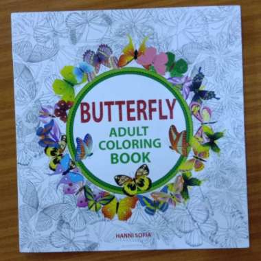 Mewarnai Dewasa Butterfly Adult Coloring Book