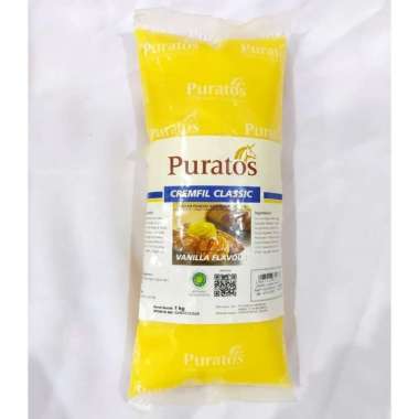 PURATOS CREAMFIL VANILA 1KG, COCOK UNTUK ISIAN ROTI DLL