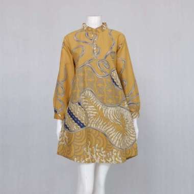 LANGITJUA BATIK SOLO| TIRTAMAS TUNIK JUMBO BATIK KERJA BUSUI FRIENDLY LD 140 Tirtamas 1