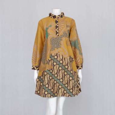 LANGITJUA BATIK SOLO| TIRTAMAS TUNIK JUMBO BATIK KERJA BUSUI FRIENDLY LD 140 Tirtamas 2