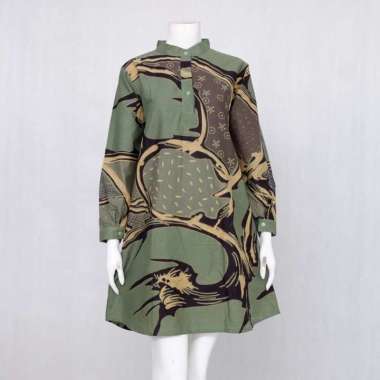 LANGITJUA BATIK SOLO| TIRTAMAS TUNIK JUMBO BATIK KERJA BUSUI FRIENDLY LD 140 Tirtamas 5