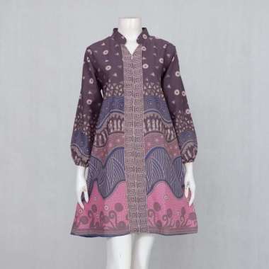 TUNIK NHARU BATIK LENGAN BALON JUMBO | AYU BELLANI DRESS BATIK BUSUI FRIENDLY -LANGITJUA BATIK SOLO