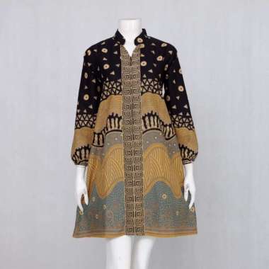 TUNIK NHARU BATIK LENGAN BALON JUMBO | AYU BELLANI DRESS BATIK BUSUI FRIENDLY -LANGITJUA BATIK SOLO