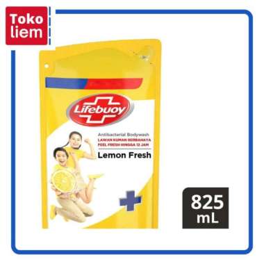 Lifebuoy Sabun Mandi Cair Refill Lemon Fresh 825mL