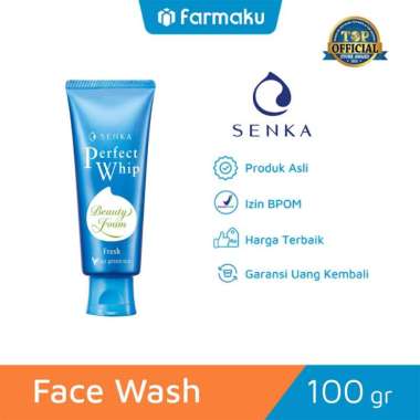 Senka Facial Foam Perfect Whip Fresh 100 gr - Anti Shine Facial Foam