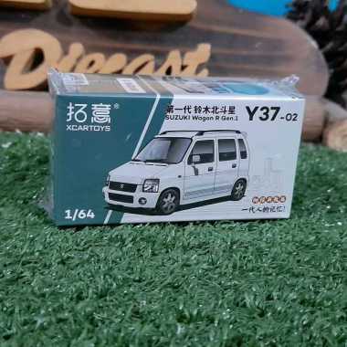 Diecast Miniatur Suzuki Karimun putih skala 1:64