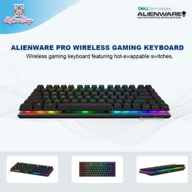 DELL ALIENWARE PRO WIRELESS GAMING KEYBOARD PROFESSIONAL Hitam