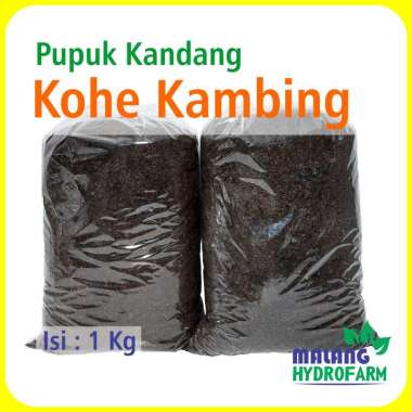 Pupuk Kandang Kohe Kambing 1 kg Organik giling fermentasi halus pertumbuhan tanaman sayur buah pot h