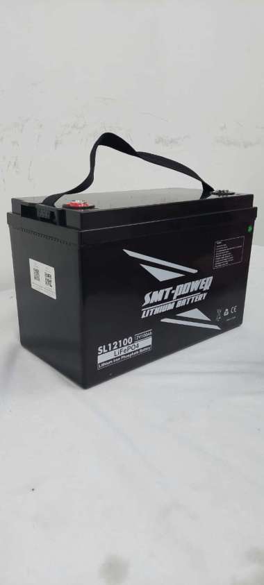 Aki Lithium SMT LiFePO4 Battery 12V 100AH Baterai Lithium Aki Litium