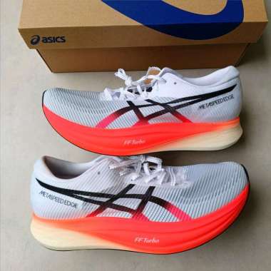 Asics Metaspeed Edge+ White Sunrise Red