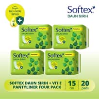 Softex Daun Sirih PantyLiner( Hijau isi 20 pads)
