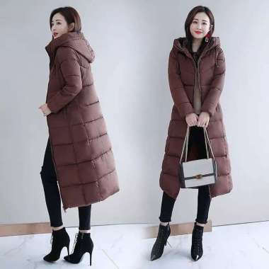 VERISH jaket mantel musim dingin wanita / jubah wanita / mantel tebal musim salju / mantel suhu ding