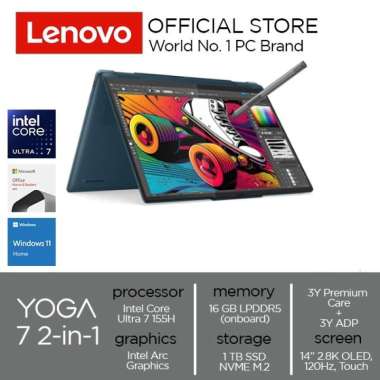 LENOVO YOGA 7 2-in-1 Ultra 7 155H 16GB 1TB 14 OLED TOUCH OHS