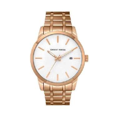 Jam Tangan Couple Christ Verra CV 10636G-15 SLV/CV 10636L-15 Original 10636G-15SLV