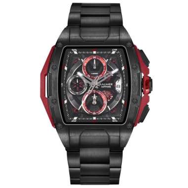 Jam Tangan Pria Balmer 8817 Original Saphire Glass Hitam Merah