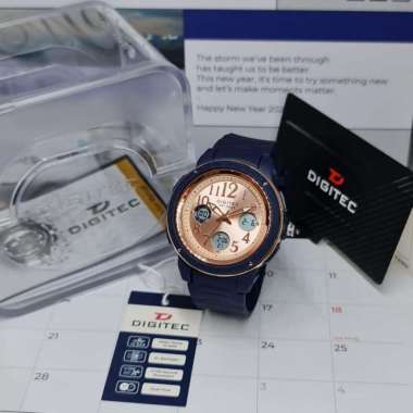 Jam Tangan Wanita Digitec 4091 Original DG4091 Biru