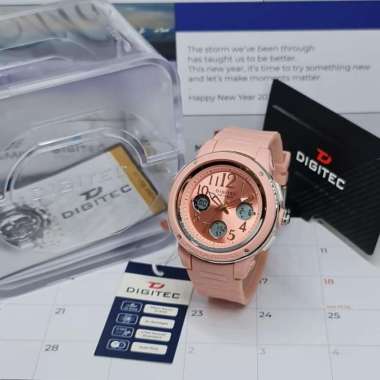 Jam Tangan Wanita Digitec 4091 Original DG4091 pink