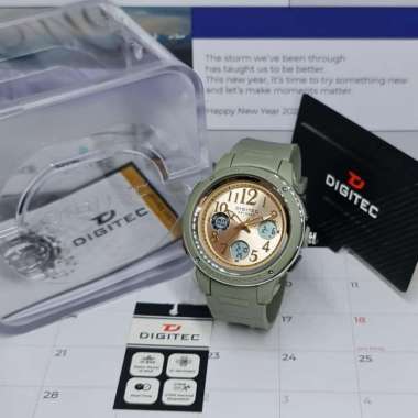 Jam Tangan Wanita Digitec 4091 Original DG4091 Hijau