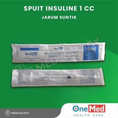 OneMed Spuit 1 CC Insulin Ecer | Disposable Syringe 1ml | Suntikan
