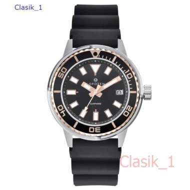 Original 100%! Jam Tangan Lofoten 6528 Black Silver Rosegold Sapphire