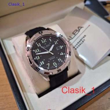 Original 100%!! Jam Tangan Pria ALBA AS9R87X1 AS9R85X1 AS9R SILVER BLACK