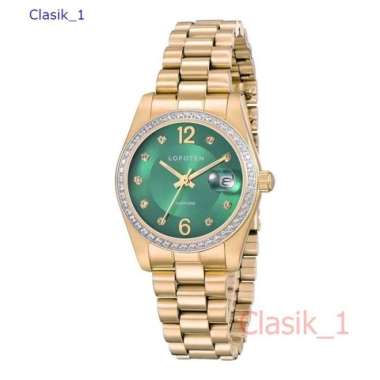 Original 100%!! Jam Tangan Wanita LOFOTEN 2323 L.2323 Sapphire GOLD GREEN