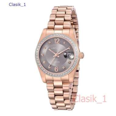 Original 100%!! Jam Tangan Wanita LOFOTEN 2323 L.2323 Sapphire ROSEGOLD BROWN