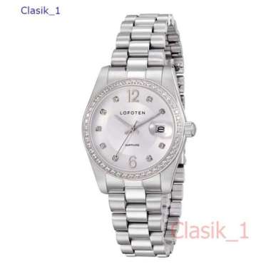 Original 100%!! Jam Tangan Wanita LOFOTEN 2323 L.2323 Sapphire SILVER WHITE