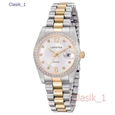 Original 100%!! Jam Tangan Wanita LOFOTEN 2323 L.2323 Sapphire SILVER C GOLD
