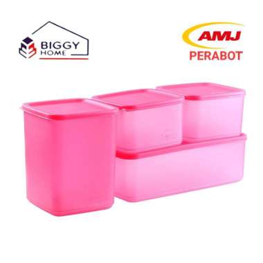 BIGGY Toples Plastik Toples Makanan Pandora Set 4 Pcs