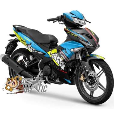 Decal MX KING 150 Full Body Stiker Motor Yamaha Jupiter MX King 135 / 150 Full Body - Shark Hiu Jupi