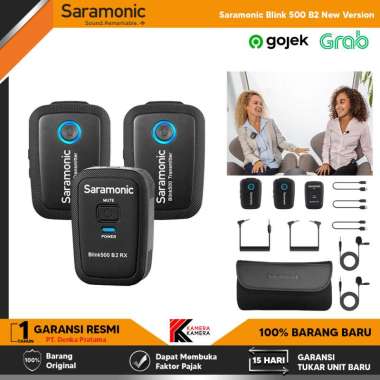 KameraKamera Saramonic Blink 500 B2 New Version Microphone Wireless Blink500 RESMI