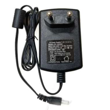 ADAPTOR CS POWER SUPPLY 12V-2A COLOK LANGSUNG JACK UMUM