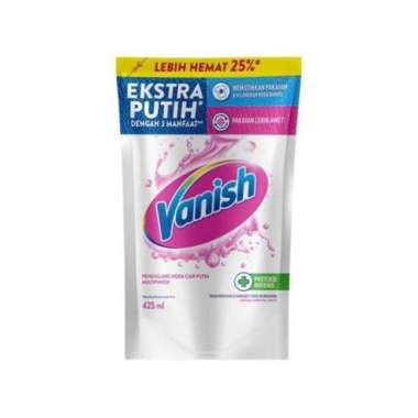 VANISH LIQUID WHITE REFFIL 425ML