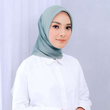 Ansania Premium Scarf - Askia Dhiya Dobby Laser Cut Rubiya Wangi - Hijab Kerudung Segiempat with Pou