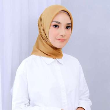 Ansania Premium Scarf - Askia Dhiya Dobby Laser Cut Rubiya Wangi - Hijab Kerudung Segiempat with Pou