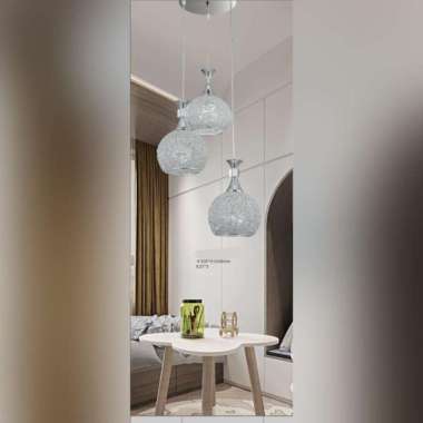 FL 1513 LAMPU GANTUNG MINIMALIS 3IN1 HIAS DEKORASI RUANG TAMU ISI 3