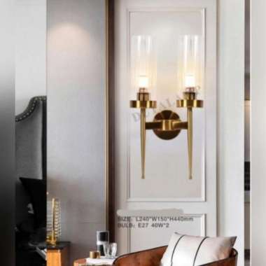 FL 1970-2 LAMPU DINDING MODERN MINIMALIS VINTAGE RETRO DEKORASI HIAS