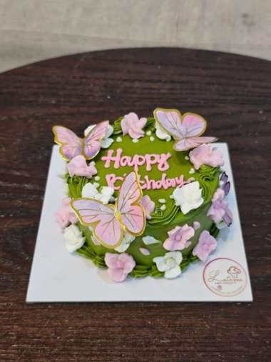Korean Cake Viral Cake Birthday Butterfly Colorful cake Butterfly D12