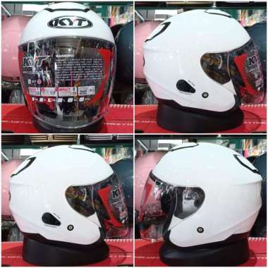 Helm Kyt Kyoto Solid Putih XL