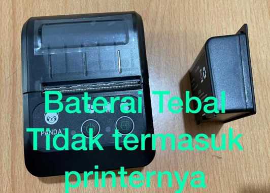 Battery (Baterai) Mobile Printer PANDA Bluetooth 58 Thermal Kasir/PPOB Baterai Tebal