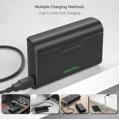 Taffware Charger Baterai Kamera NP-BX1 3 Slot for Sony Cybershot HDR