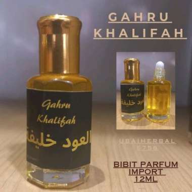 PARFUM GAHRU KHALIFAH 12ml | Minyak Gaharu | Oud Khalifah | Parfum Bibit Gahru Best Quality
