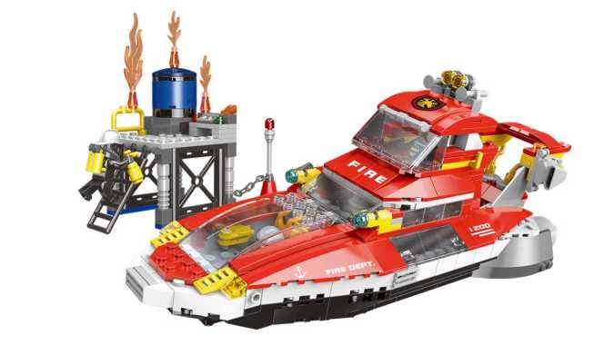 Xingbao XB14003 Fire Fighting / Mainan Brick Merk Xingbao
