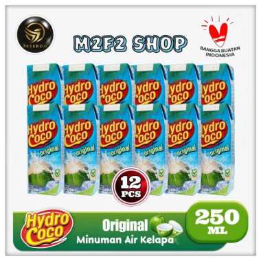 Minuman Air Kelapa Hydro Coco Original - 250 ml (Kemasan 12 Pcs)