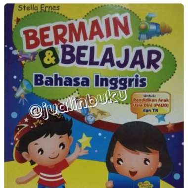 Buku Anak Bermain dan Belajar Bahasa Inggris Ukuran Jumbo Full Color - TK & Paud