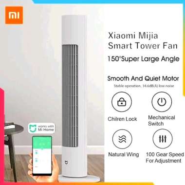 XIAOMI Mijia Smart Bladeless Standing Tower Fan Kipas Angin Berdiri Original