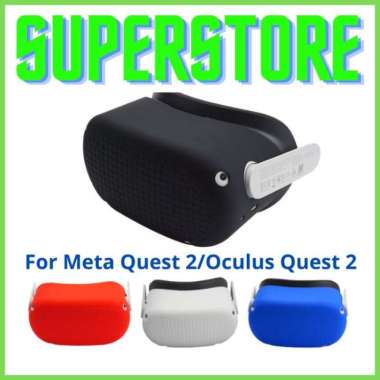 Casing Case Silikon Cover VR Headset For Meta Quest 2 / Oculus Quest 2 Red